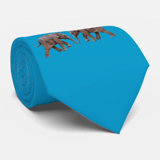 Baby Elephant Tie (Turquoise)
