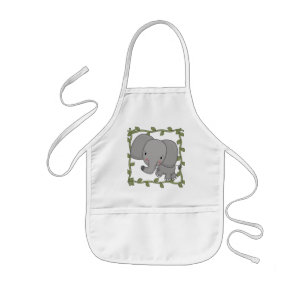 Baby Elephant Tshirts and Gifts Kids Apron