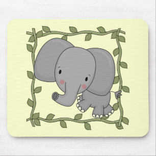 Baby Elephant Tshirts and Gifts Mouse Mat