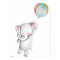 Baby Elephant with Balloon Customisable Poster