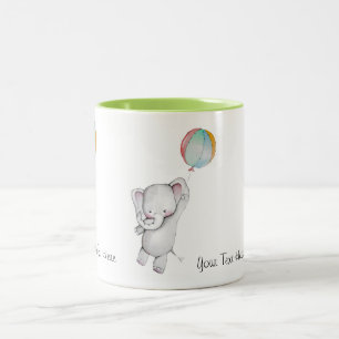 Baby Elephant with Balloon Mug