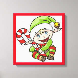 BABY ELF CANVAS PRINT