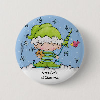 Baby Elf –Personalised !st Christmas