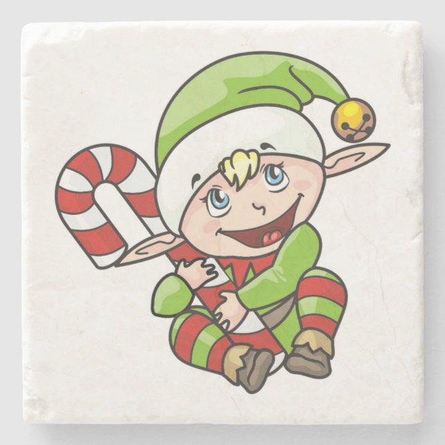 BABY ELF STONE COASTER (Front)