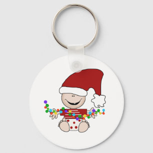 Baby Elf With Lights Tshirts and Gifts Key Ring