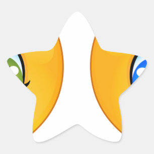 baby emojis star sticker