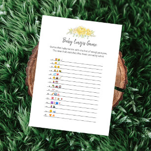 Baby Emojis Teddy Bear Card