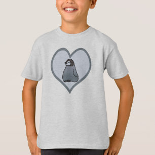 Baby Emperor Penguin Chick Love Kids T-Shirt