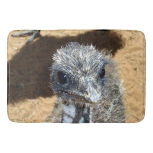 Baby Emu Face, Bath Mat