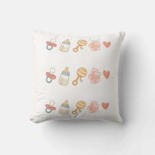 Baby Essentials Pattern  Cushion