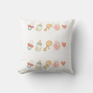 Baby Essentials Pattern  Cushion