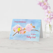 Baby & Expecting Personalised - Bird & Blossoms