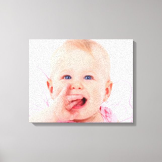 Baby Face! Canvas Print (Front)