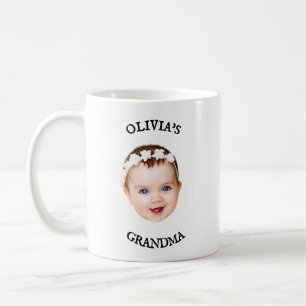 Baby Face for Grandma New Grandma Birthday Gift Coffee Mug