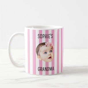 Baby Face Photo New Grandparents Mothers Day Gift  Coffee Mug