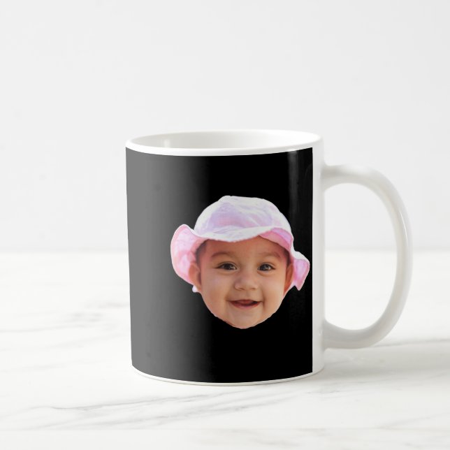 Baby Face Photo Text New Uncle  Coffee Mug (Right)