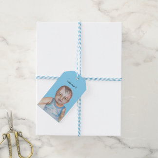 BABY FACE Sticker Gift Tags