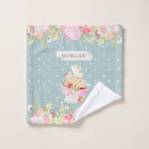 baby fairy cute garden enchanted monogram wash clo cloth
