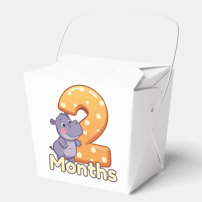 baby Favor Boxes 2 months (Front)