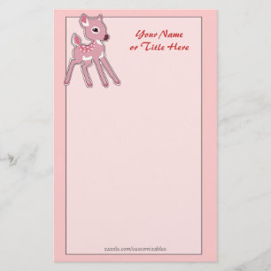Baby Fawn Stationery