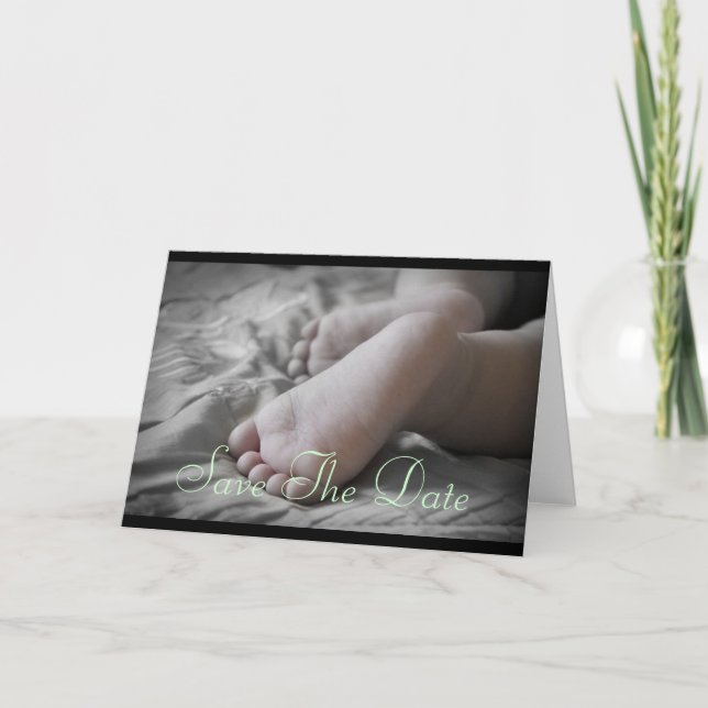 Baby Feet Announcement (Front)