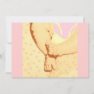 Baby Feet Baby Shower Invitation