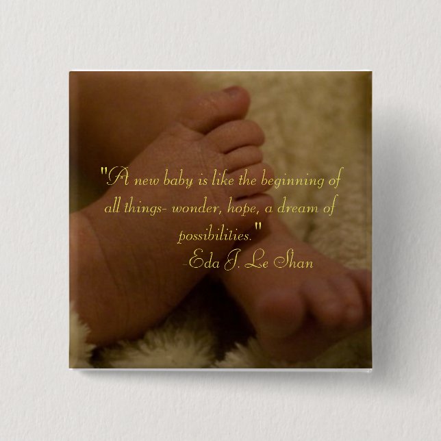 baby feet button (Front)