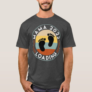 Baby Feet Epectant Mom 2022 Pregnancy Pregnant  T-Shirt