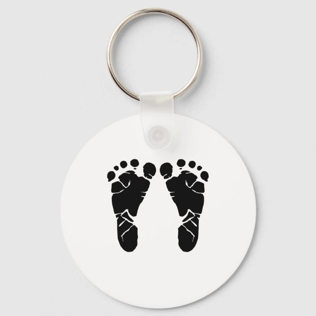 Baby Feet Key Ring (Front)
