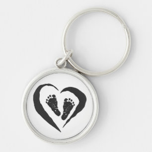Baby Feet Keychain