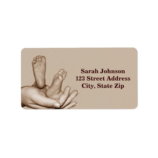 Baby feet Label (Front)