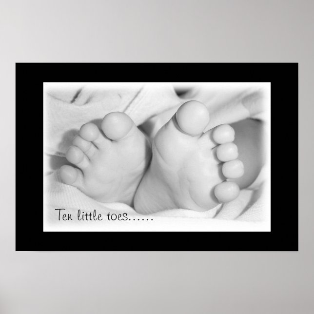 Baby feet poster (Front)