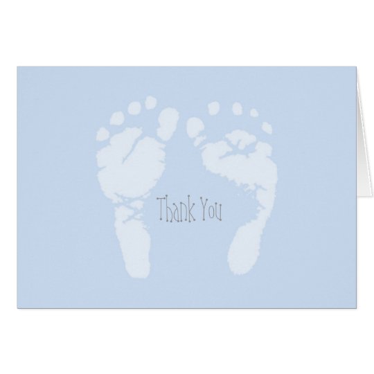Baby Feet Thank You Card