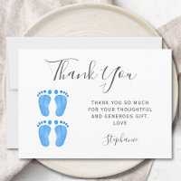 Baby Feet Twin Boys' Baby Shower