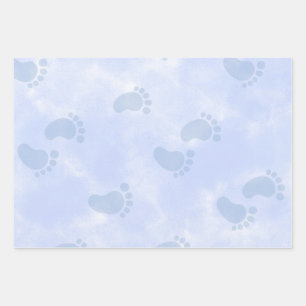 Baby Feet  Wrapping Paper Sheet