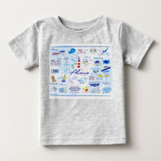Baby Fine Jersey T Shirt- "The ABC's of Hope town" T-Shirt