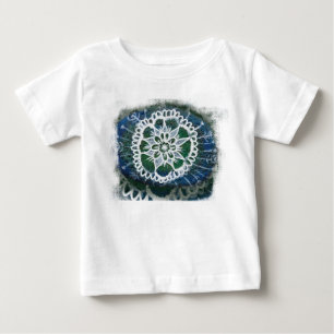 Baby Fine Jersey T-Shirt White mandala