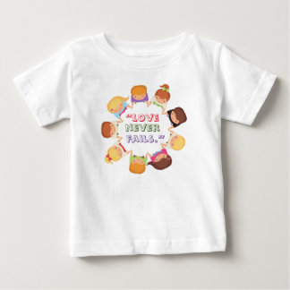 Baby Fine Jersey T-Shirt with Inspiring Bible Vers