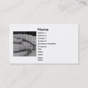 baby fingers business card