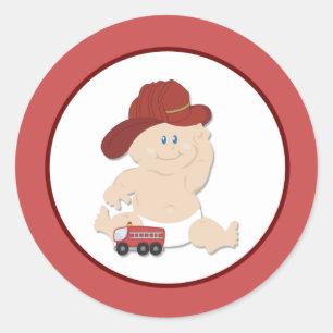 BABY FIRE FIGHTER Envelope Seals