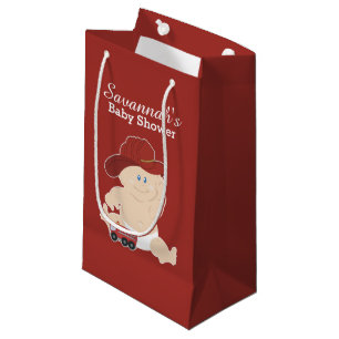 Baby Firefighter Fireman Baby Shower Gift Bag
