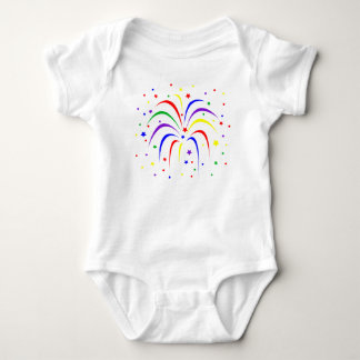 Baby Fireworks Jersey Bodysuit
