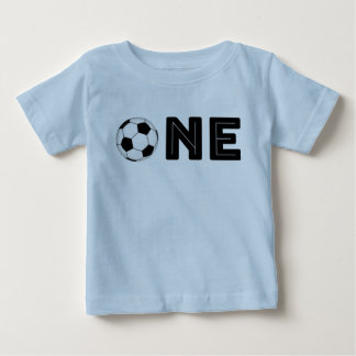Baby First Birthday Soccer Themed Shirt