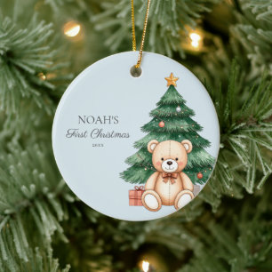 Baby First Christmas Ceramic Tree Decoration