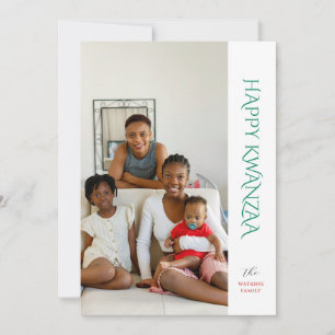 Baby First Christmas Family Photo Holiday Card