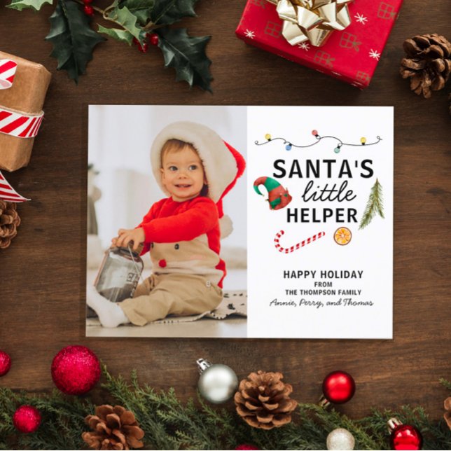 Baby First Christmas Photo Holiday Card (Creator Uploaded)