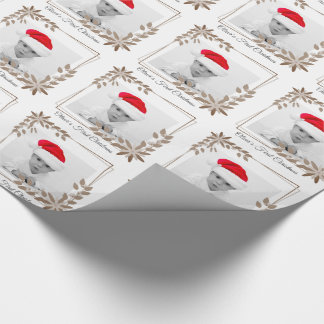 BABY FIRST CHRISTMAS PHOTO PORTRAIT GIFT WRAPPING WRAPPING PAPER