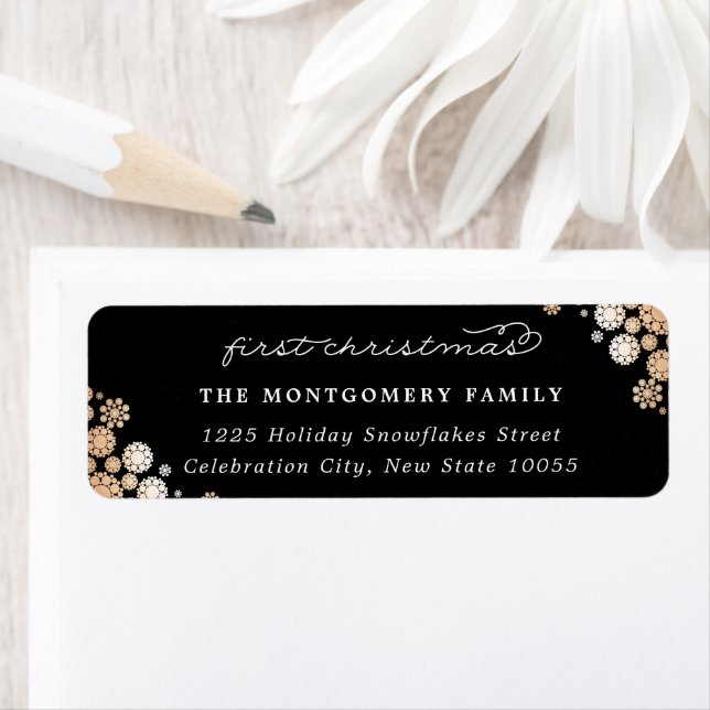 Baby First Christmas Winter Snowflakes Photo Birth (Insitu)