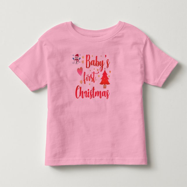 baby first Cristmas T-Shirt (Front)