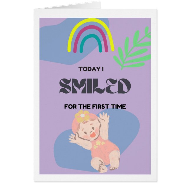 Baby first smile  (Front)